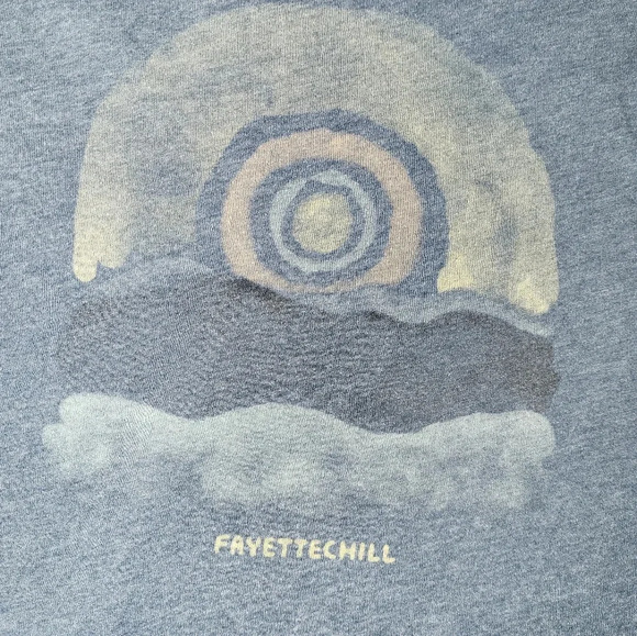 Fayettechill T Shirt Size XX Large Blue Organic Cotton Blend Sustainable Soft - Picture 4 of 6